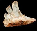 Tangerine Quartz Crystal Cluster - Madagascar #38949-2